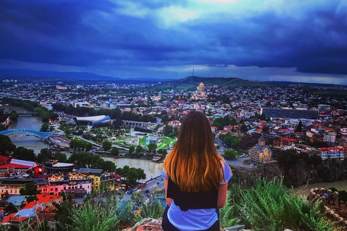 Panoramic View over Tbilisi