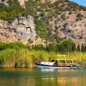 İztuzu Beach and Lycian Tombs, Dalyan
