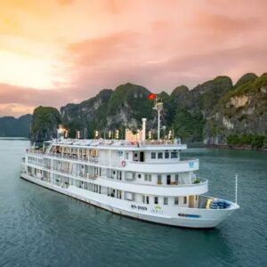 Sunrise over Halong Bay