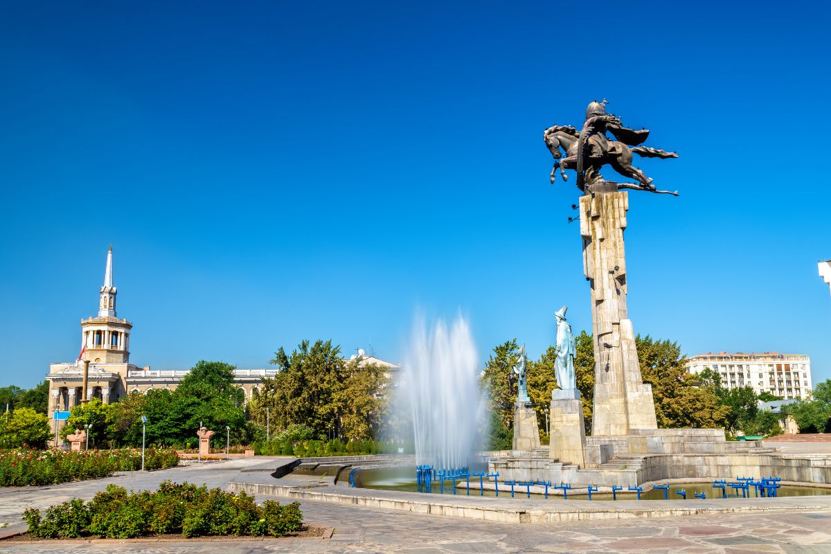 Monuments to MANAS the Great, Bishkek Kyrgyzstan.