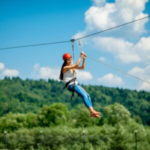On your way to Chunkurchak, stop for a thrilling zipline