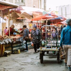Osh Bazaar in Bishkek