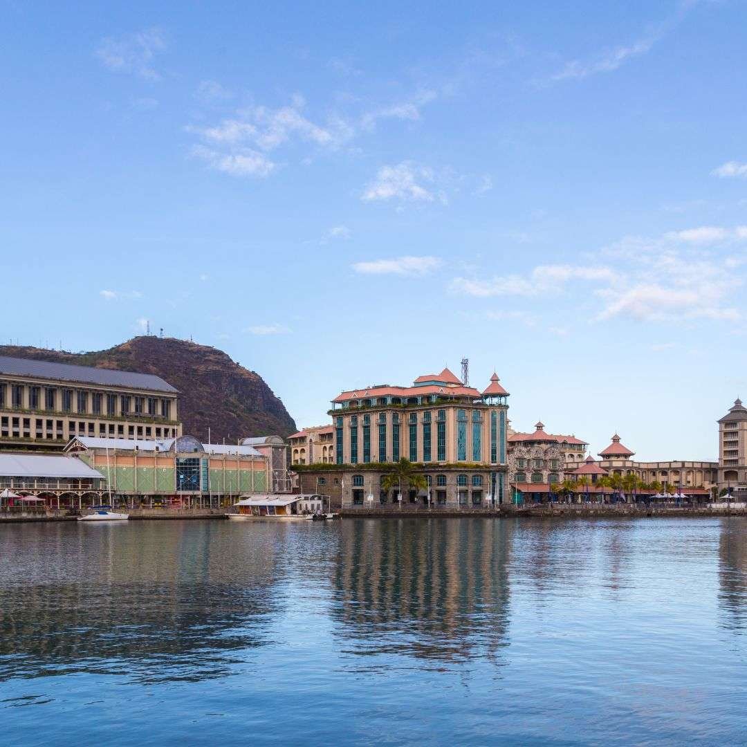 Port louis le caudan waterfront capital of Mauritius