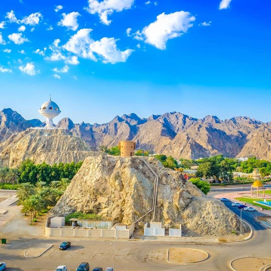 Muscat Landscape Aerial View