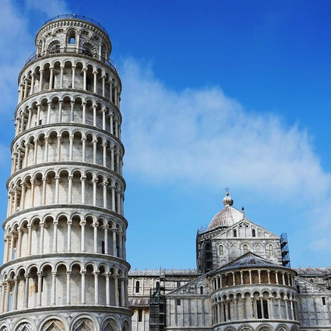 Leaning Tower of Pisa in Pisa, Italy