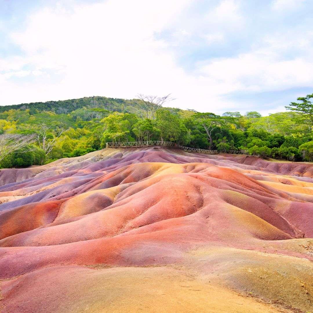 Chamarel Seven Coloured Earths on Mauritius