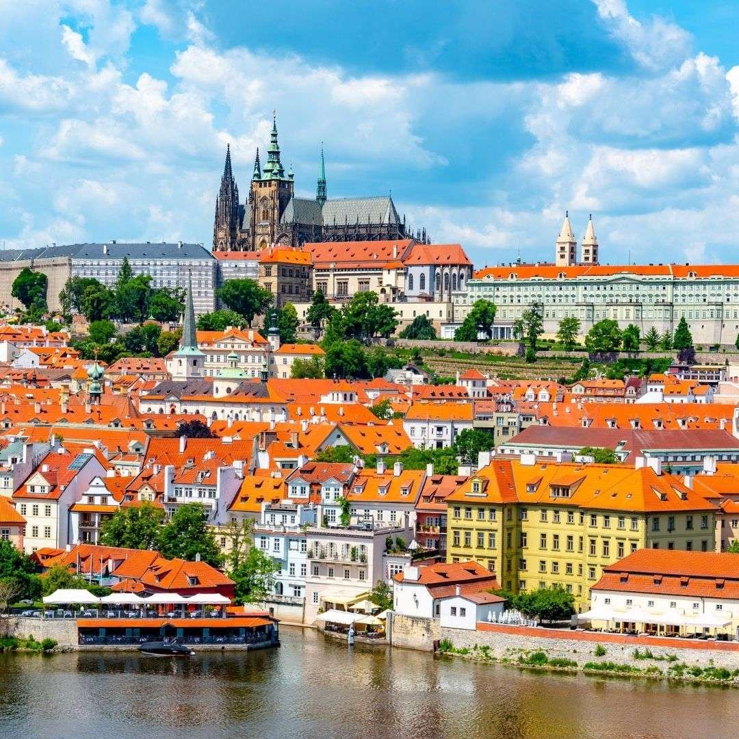 Prague Panorama with Prague Castle
