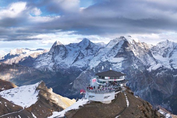 Swiss mountain panorama