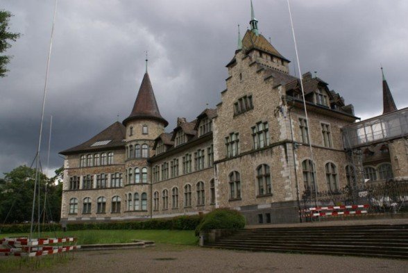 Swiss National Museum building in Zurich, Switzerland