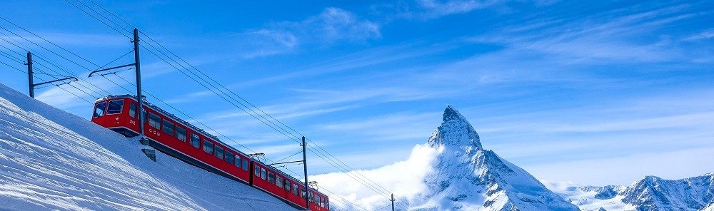 Jungfraujoch Top of Europe and Swiss Alpine scenery near Zermatt
